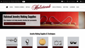 What Halsteadbead.com website looked like in 2021 (3 years ago)