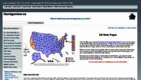 What Handgunlaw.us website looked like in 2021 (4 years ago)
