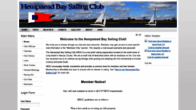 What Hempsteadbaysailingclub.org website looked like in 2021 (3 years ago)