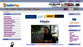 What Headsetplus.com website looked like in 2021 (4 years ago)