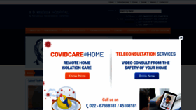 What Hindujahospital.com website looked like in 2021 (3 years ago)