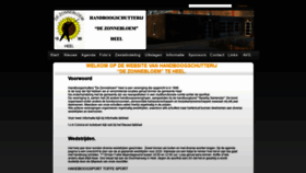 What Handboogheel.nl website looked like in 2021 (3 years ago)