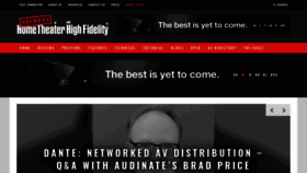 What Hometheaterhifi.com website looked like in 2021 (3 years ago)