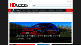 What Hdmotori.it website looked like in 2021 (3 years ago)