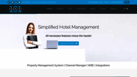 What Hotelier101.com website looked like in 2021 (3 years ago)