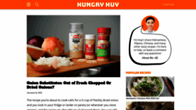 What Hungryhuy.com website looked like in 2021 (3 years ago)