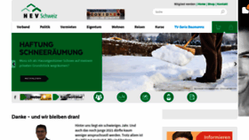 What Hev-schweiz.ch website looked like in 2021 (4 years ago)