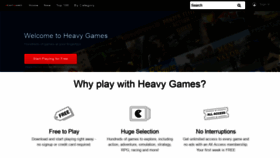 What Heavygames.com website looked like in 2021 (3 years ago)
