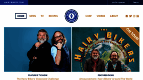 What Hairybikers.com website looked like in 2021 (3 years ago)