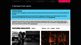 What Harbourfrontcentre.com website looked like in 2021 (3 years ago)