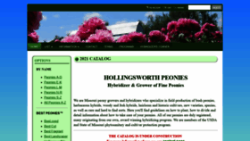 What Hollingsworthpeonies.com website looked like in 2021 (3 years ago)