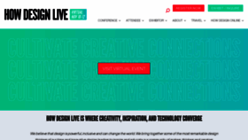 What Howdesignlive.com website looked like in 2021 (3 years ago)