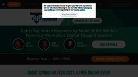 What Hrtechconference.com website looked like in 2021 (3 years ago)