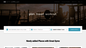 What Hotelgyms.com website looked like in 2021 (3 years ago)