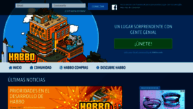 What Habbo.es website looked like in 2021 (3 years ago)