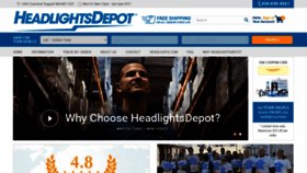 What Headlightsdepot.com website looked like in 2021 (3 years ago)