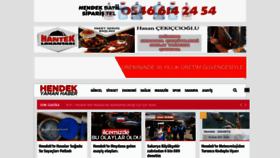 What Hendekyamanhaber.com website looked like in 2021 (3 years ago)