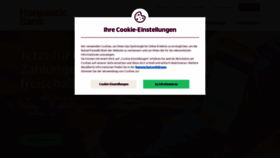 What Hanseaticbank.de website looked like in 2021 (3 years ago)