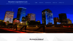 What Houstonliquidation.com website looked like in 2021 (3 years ago)