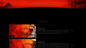 What Hokage.cz website looked like in 2021 (3 years ago)
