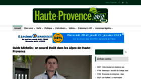 What Hauteprovenceinfo.com website looked like in 2021 (3 years ago)