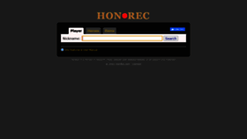 What Honrec.com website looked like in 2021 (3 years ago)