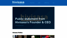 What Hivisasa.com website looked like in 2021 (3 years ago)
