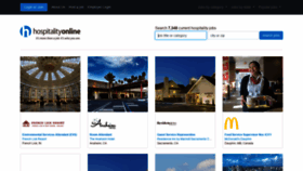 What Hospitalityonline.com website looked like in 2021 (4 years ago)