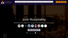 What Hozpitality.ca website looked like in 2021 (3 years ago)