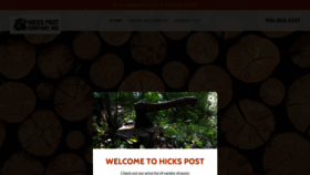 What Hickspost.com website looked like in 2021 (3 years ago)