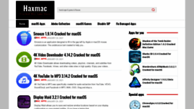 What Haxmac.cc website looked like in 2021 (3 years ago)