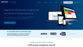 What Humansourcing.com website looked like in 2021 (3 years ago)