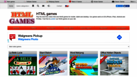 What Htmlgames.com website looked like in 2021 (3 years ago)