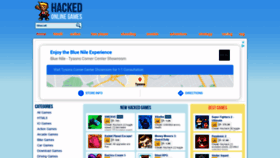 What Hackedonlinegames.com website looked like in 2021 (3 years ago)