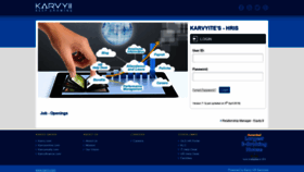 What Hr.karvy.com website looked like in 2021 (3 years ago)