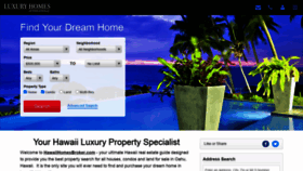 What Hawaii-realty.com website looked like in 2021 (3 years ago)