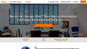 What Homeexchange.fr website looked like in 2021 (4 years ago)