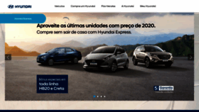 What Hyundai.com.br website looked like in 2021 (5 years ago)