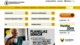 What Hacienda.pr.gov website looked like in 2021 (3 years ago)