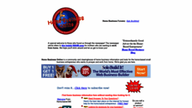 What Homebusinessonline.com website looked like in 2021 (3 years ago)