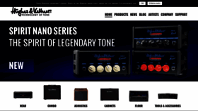 What Hughes-and-kettner.com website looked like in 2021 (3 years ago)