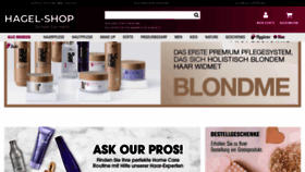 What Hagel-shop.de website looked like in 2021 (3 years ago)
