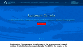 What Homelesshub.ca website looked like in 2021 (3 years ago)