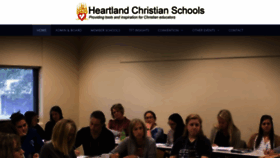 What Heartlandchristianschools.com website looked like in 2021 (3 years ago)