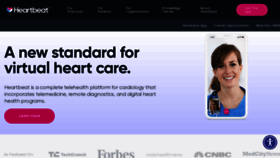 What Heartbeathealth.com website looked like in 2021 (3 years ago)