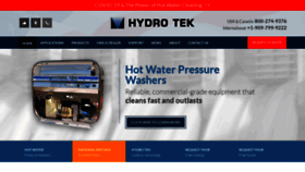 What Hydrotek.us website looked like in 2021 (3 years ago)