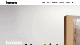 What Humano3d.com website looked like in 2021 (3 years ago)
