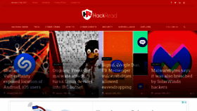 What Hackread.com website looked like in 2021 (3 years ago)
