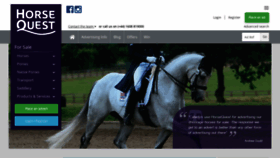 What Horsequest.co.uk website looked like in 2021 (3 years ago)