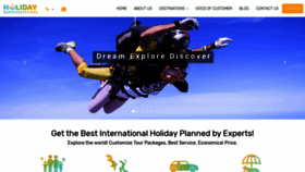 What Holidayrepresentations.com website looked like in 2021 (3 years ago)